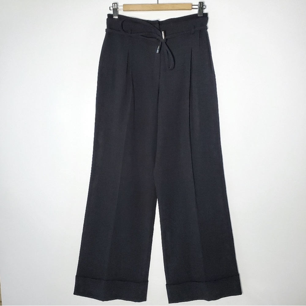 Vintage Dolce & Gabbana Black Wool Pants - Sz 2/4